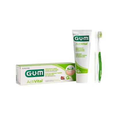 GUM DENTIFRICE ACTIVITAL + Brosse a Dent 528