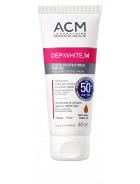 ACM DEPIWHITE M ÉCRAN SOLAIRE SPF50+ TEINTE DOREE 40ML