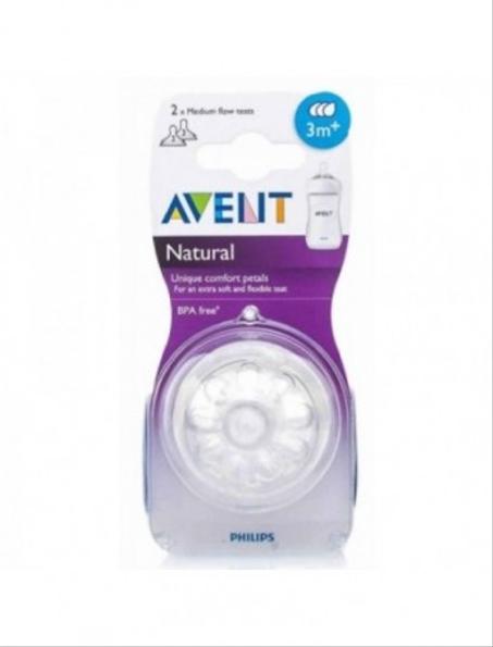 AVENT NATURAL 2 TETINES 3M+ VARIABLE FLOW SCF045/27