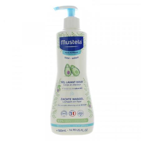 MUSTELA GEL LAVANT DOUX A l’AVOCAT CC 500 ML
