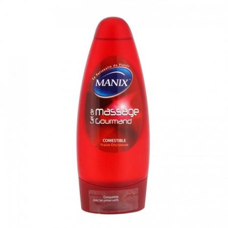 MANIX GEL DE MASSAGE GOURMAND FRAISE 200ML