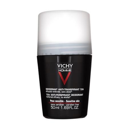 Vichy Homme Déodorant Anti-Transpirant 72H Peau Sensible 50ml