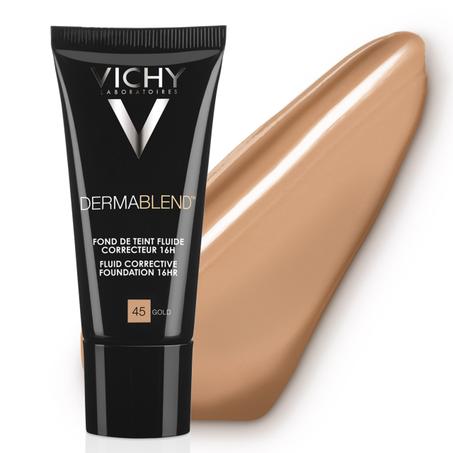 Vichy Dermablend Fond de Teint Fluide Correcteur SPF35 Tous Types de Peaux 45 GOLD | 30ml