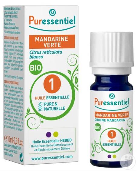 PURESSENTIEL HUILE ESSENTIELLE MANDARINE VERTE 10ML