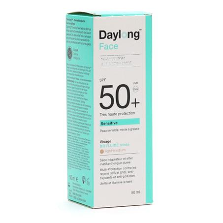 GALDERMA DAYLONG FACE SENSITIVE BB FLUIDE LIGHT MEDIUM SPF50+ 50ML