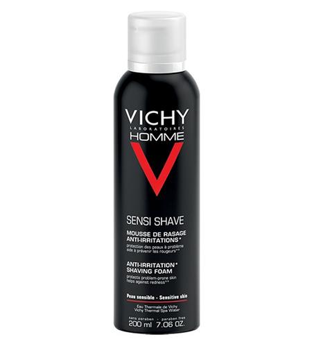 Vichy Homme Mousse à Raser Anti-Irritations Peau Sensible 200ml