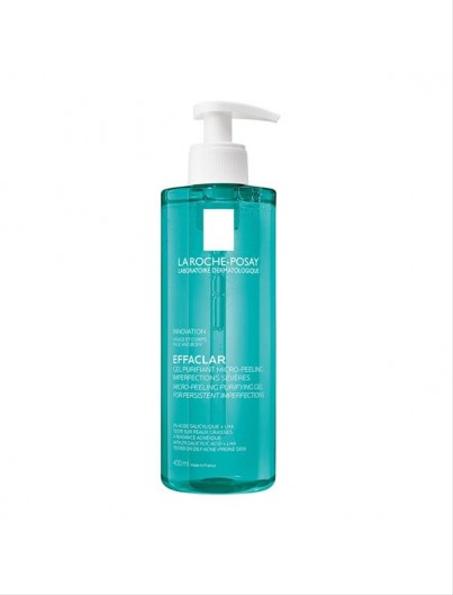 LA ROCHE POSAY EFFACLAR GEL PURIFIANT MICRO-PEELING PG ACNEIQUE 400ML