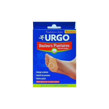 URGO DOULEURS PLANTAIRE METATARSIENNES 2 COUSSINETS LAVABLES