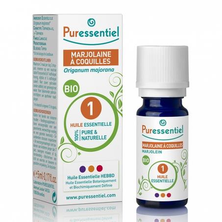 PURESSENTIEL HUILE ESSENTIELLE MARJOLAINE A COQUILLES 5ML