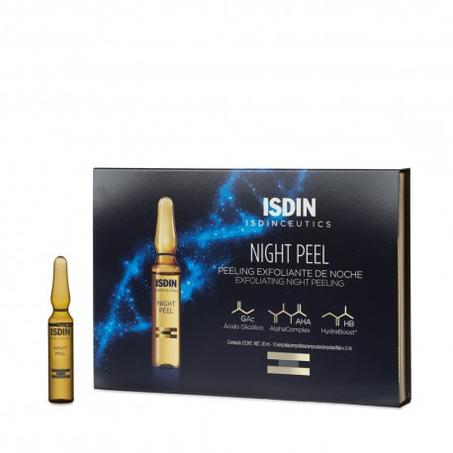 ISDIN NIGHT PEEL PEELING EXFOLIANT DE NUIT 10 AMP