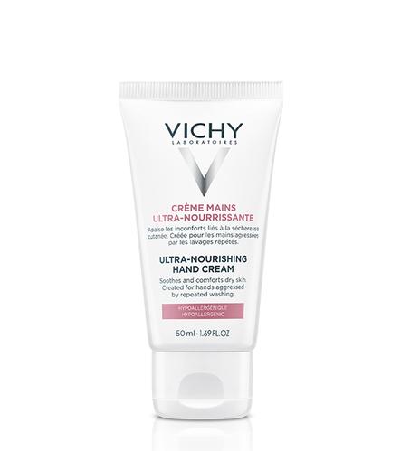 Vichy Crème Mains Ultra-Nourrissante Mains Desséchées et Agressées | 50ml