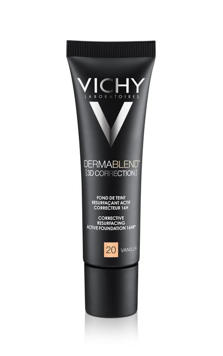 Vichy Dermablend Fond de Teint Correction 3D SPF25 Peau Grasse Acnéique 20 VANILLA | 30ml