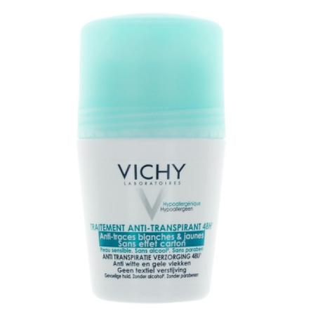 Vichy Déodorant 48H Anti-Traces Bille Peau Sensible 50ml
