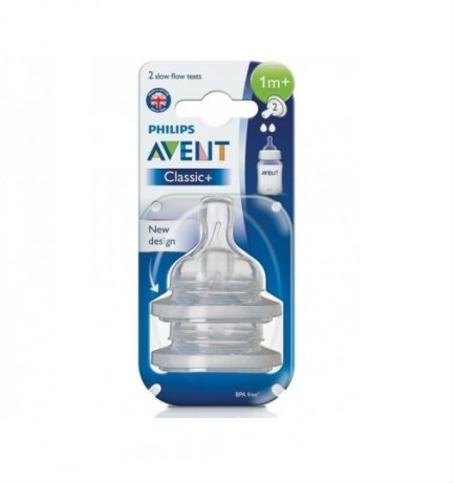 AVENT 2 TETINES 1M+ 2T SCF632/27