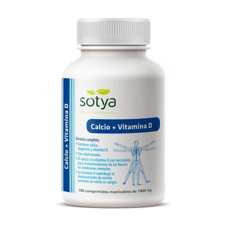 Calcium et Vitamine D3 / 100 comprimés de 1g