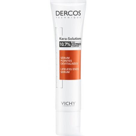 Vichy Dercos Kera-Solutions Sérum Pointes Dévitalisées Cheveux Secs et Abîmés | 40ml