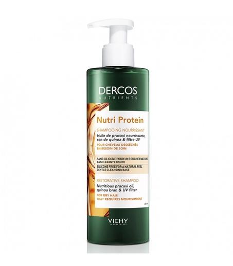 Vichy Dercos Shampoing Nourrissant Nutri Protein Cheveux Secs 250ml