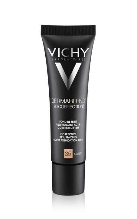 Vichy Dermablend Fond de Teint 3D SPF25 peau grasse 35 sand 30ml
