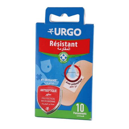 URGO RESISTANT 10 PANSEMENTS