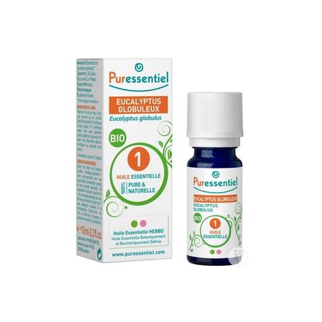 PURESSENTIEL HUILE ESSENTIELLE EUCALYPTUSE GLOBULEUX 10ML