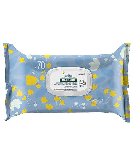KLORANE BEBE LINGETTES DOUCES 70 U