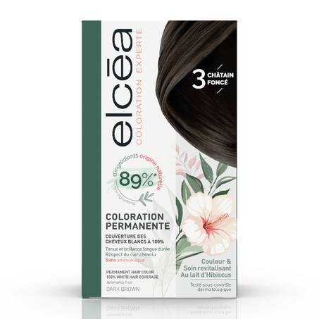 ELCEA Coloration Permanente Châtain Foncé – 3