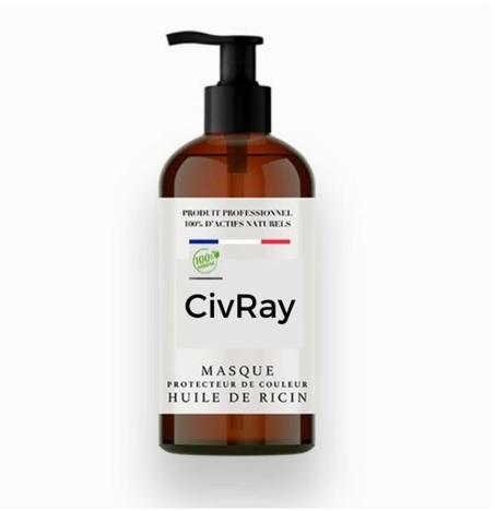 CivRay Masque Protecteur de Couleur 200ml  sans sulfate - sans parabène - sans silicone