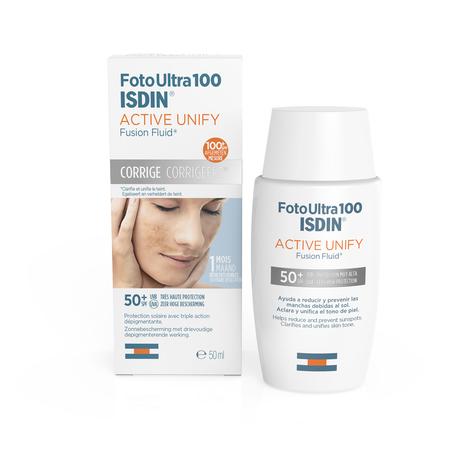 ISDIN FOTOULTRA 100 ACTIVE UNIFY FUSION FLUID SPF50+ 50ML