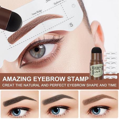 iMethod Eyebrow Stamp and Eyebrow Stencil Kit- أداة تشكيل وتشكيل الحواجب للحصول على حواجب مثالية