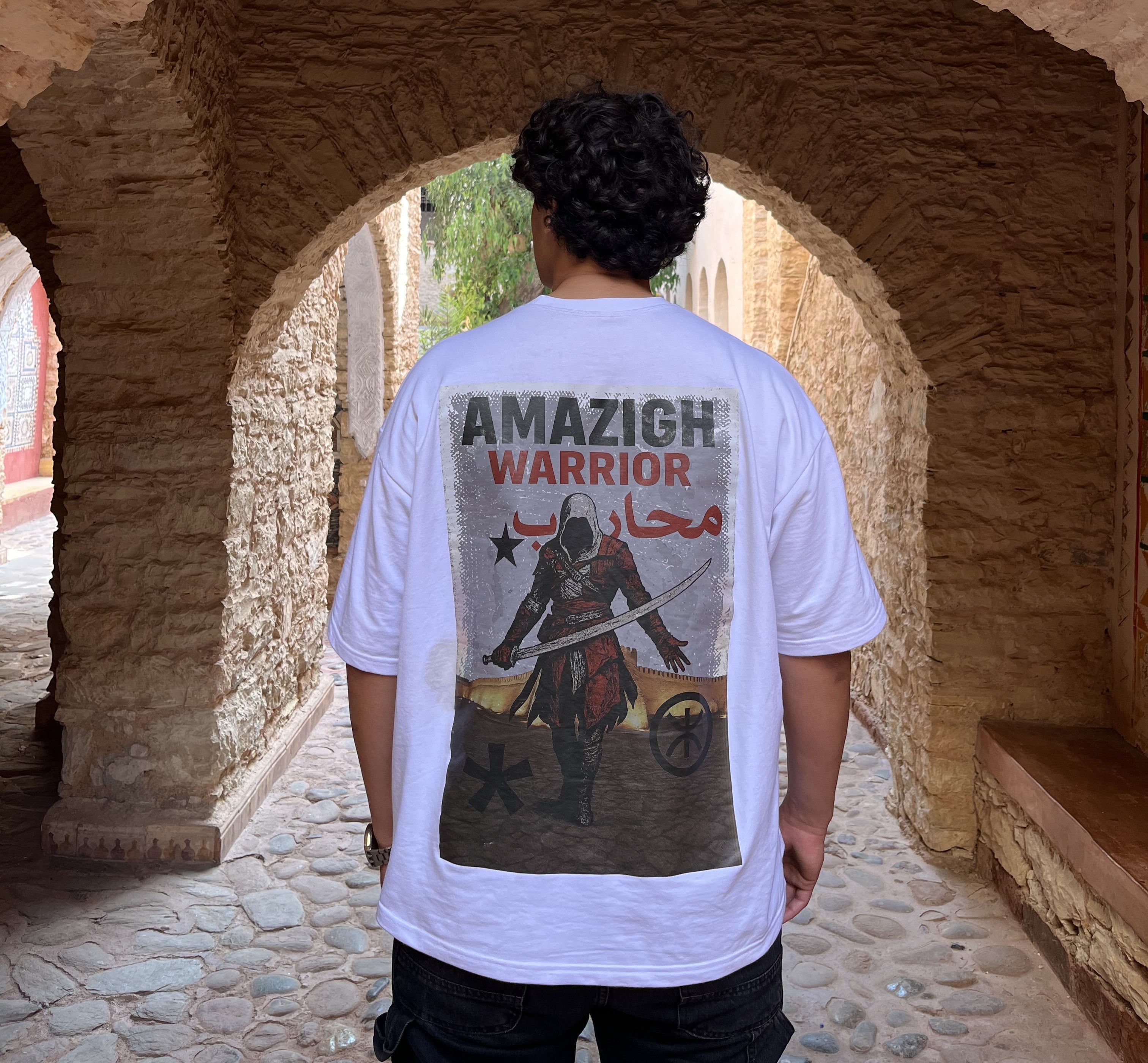 Oversized Warrior Tshirt | 240 GSM