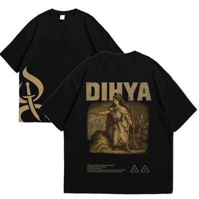 Oversized Dihya Tshirt | 240 GSM