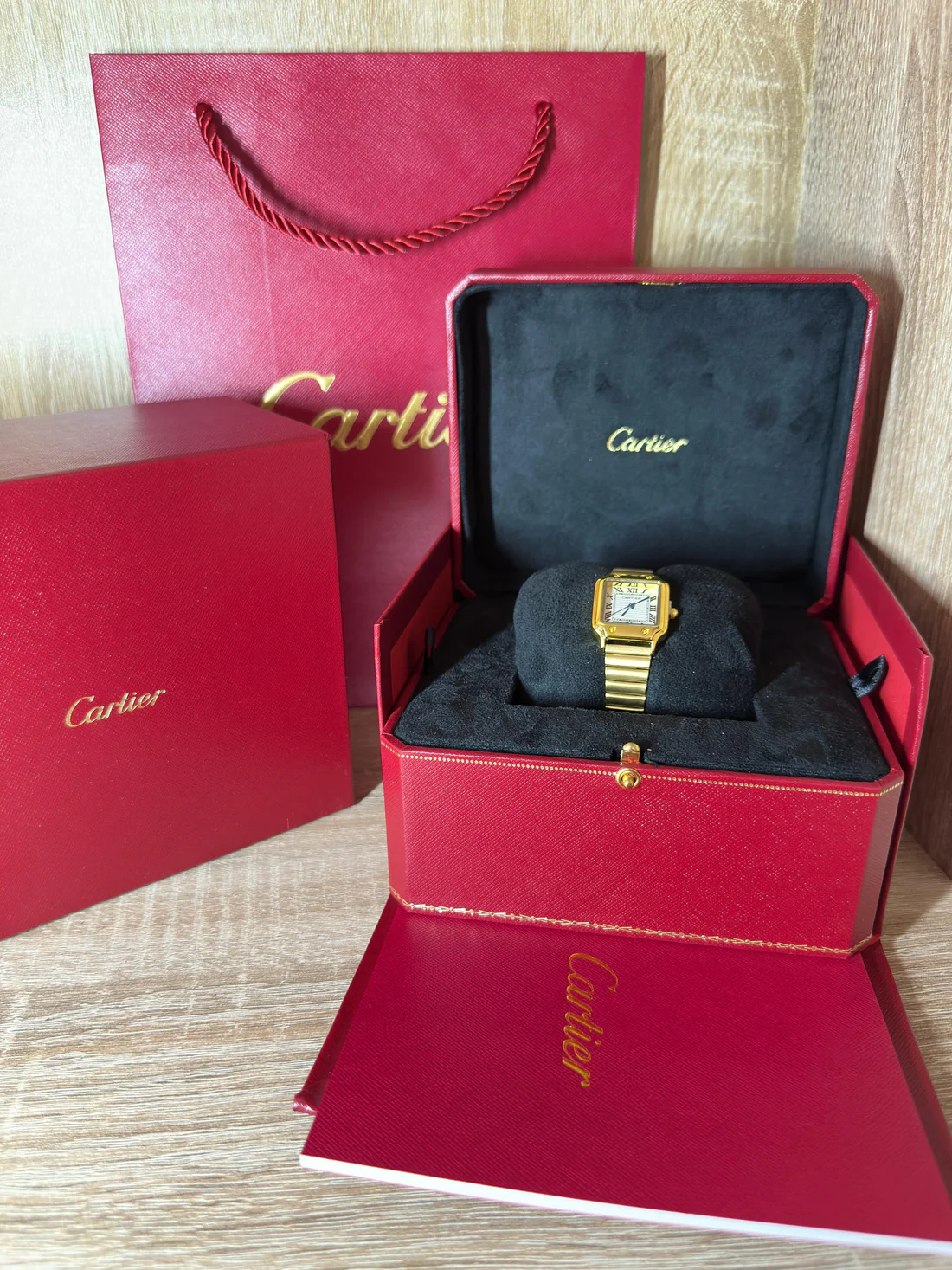 CARTIER CARRE PETITE TAILLE COFFRET