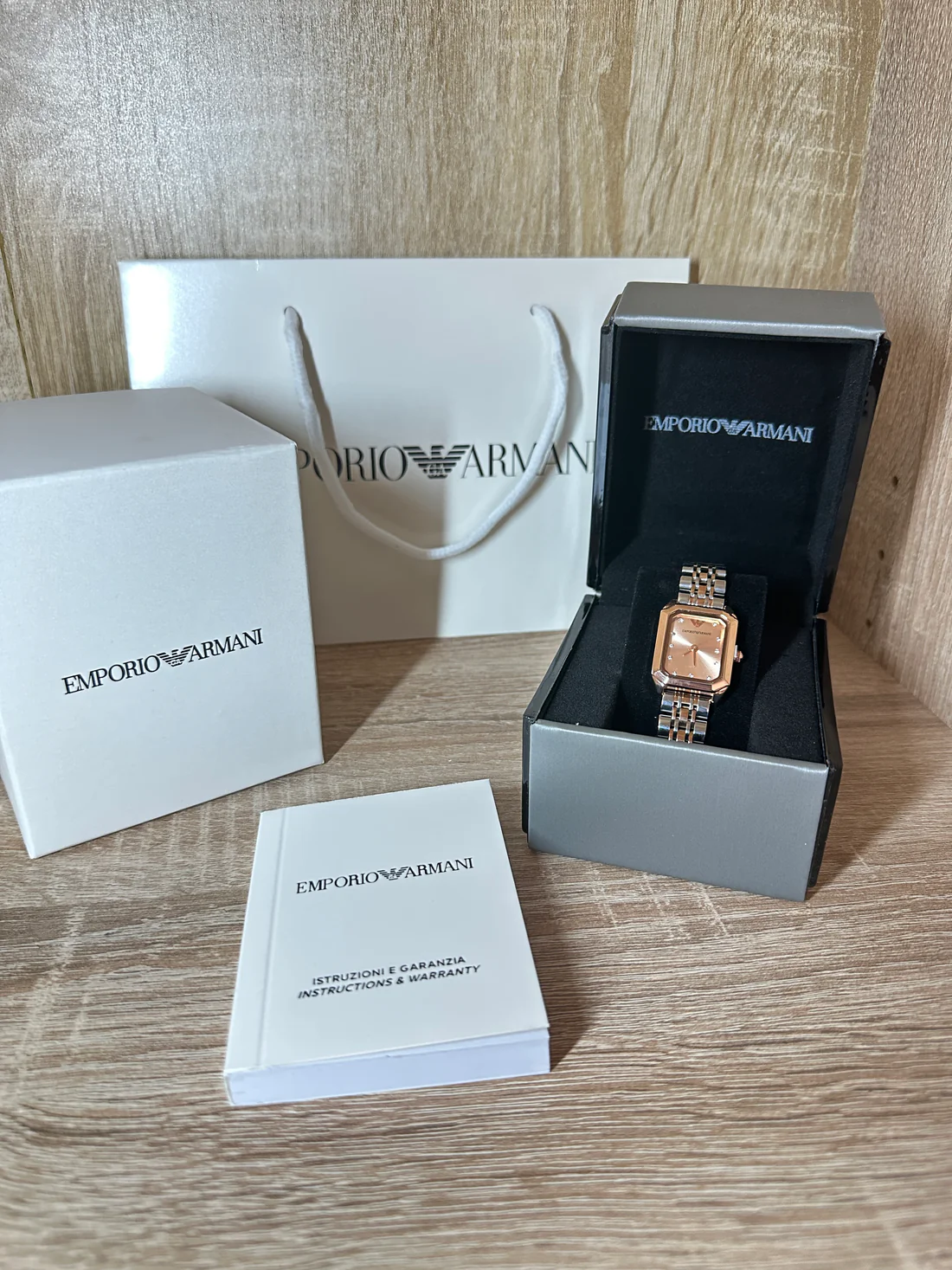 EMPORIO ARMANI ROSE GOLD FEMMES 2025