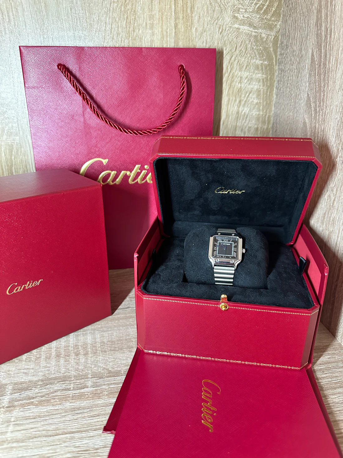 CARTIER ACIER UNISEX COFFRET