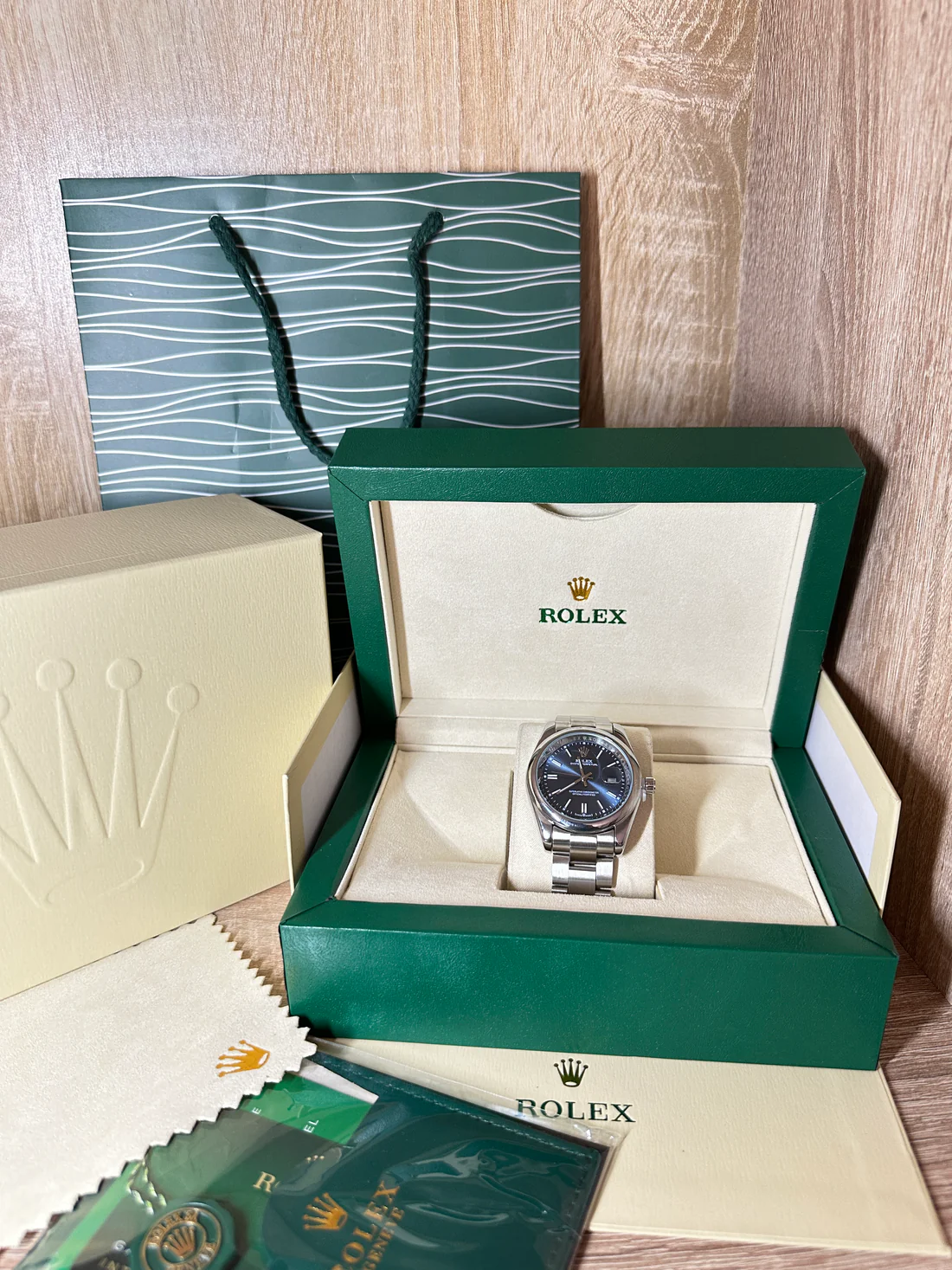 ROLEX 36MM HOMMES COFFRET