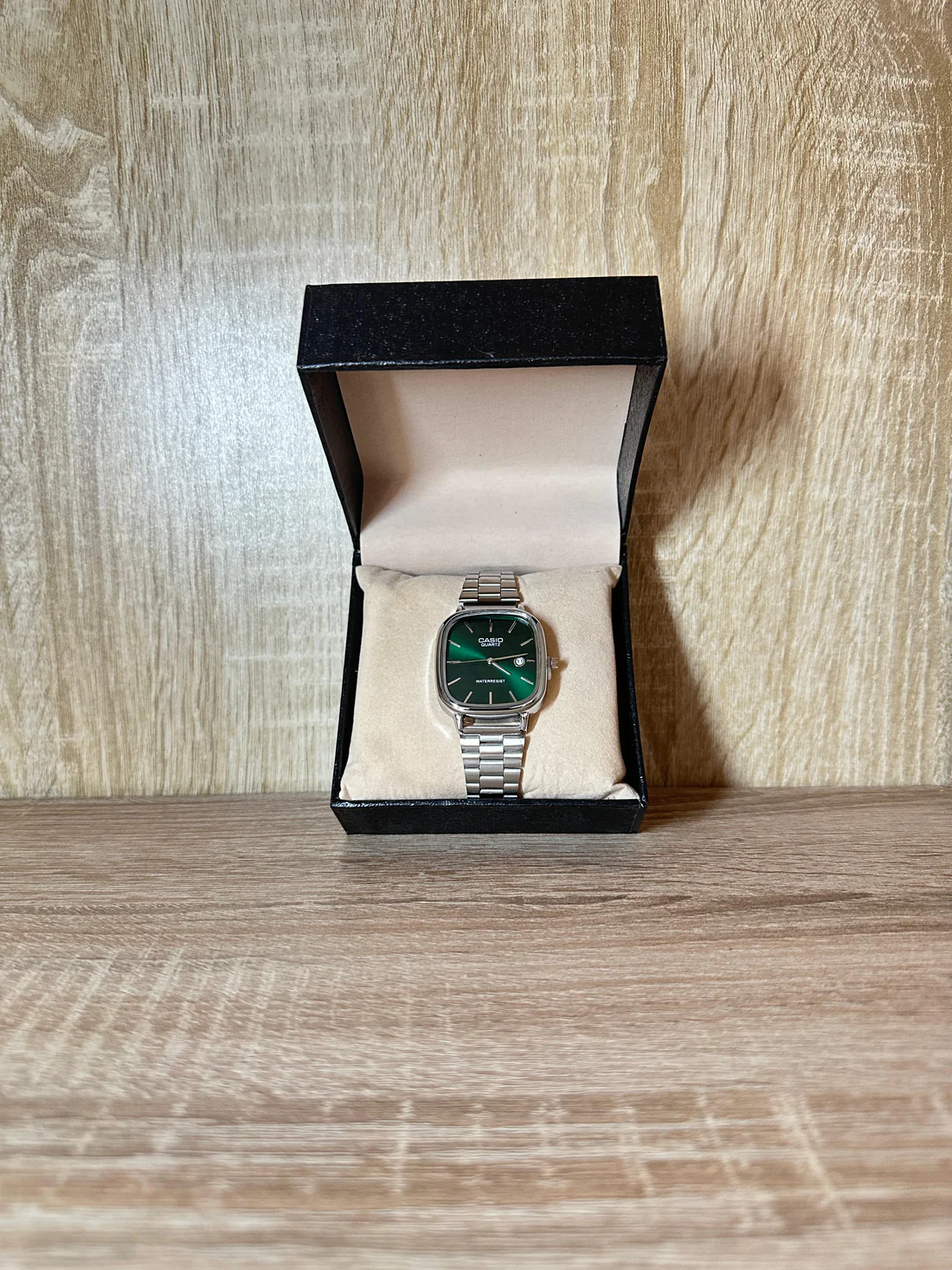 CASIO HOMMES CARRÉ ACIER