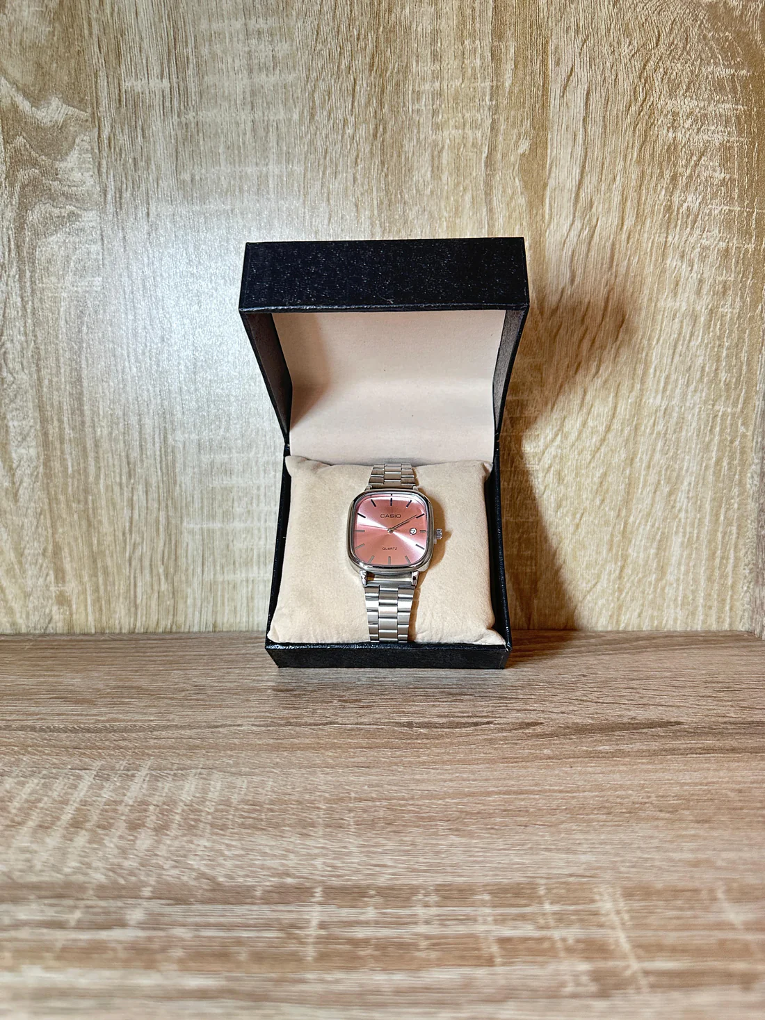 CASIO HOMMES CARRÉ ACIER