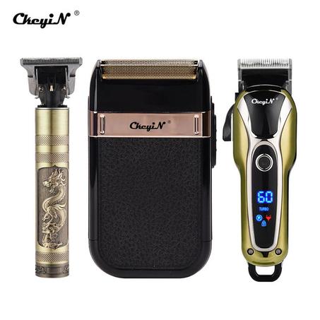 Professional Barber Hair Clipper Rechargeable Electric