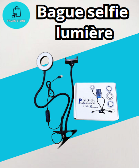 Bague selfie lumière