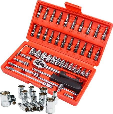 حقيبة المفاتيح اليدوية مكونة من 46 قطعة