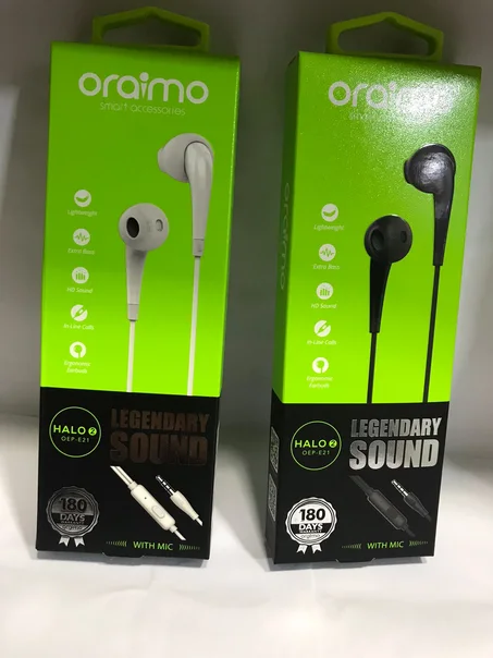 سماعات الاذن الأصلية لشركة أورايمو oraimo