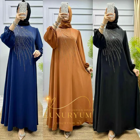 abaya strass ref 9999