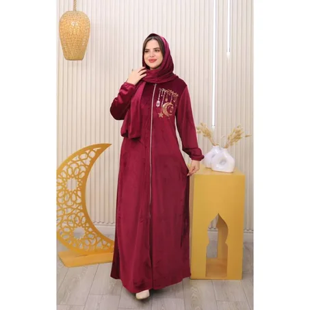 jelbeb velours avec foulard