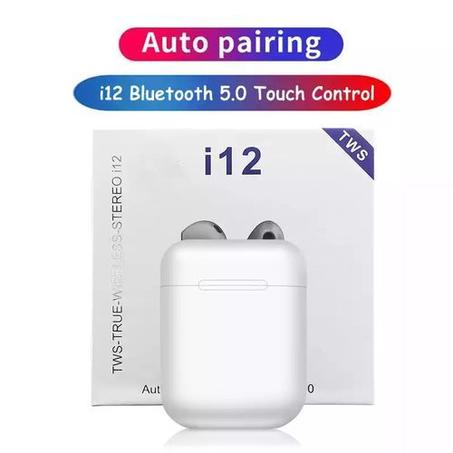Bluetooth 5.0  i12 سماعات أذن