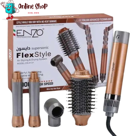 Brosse ENZO🇮🇹 4en1 DYSON supersonic Multifonctions Flexstyle EN-4131 (copy)