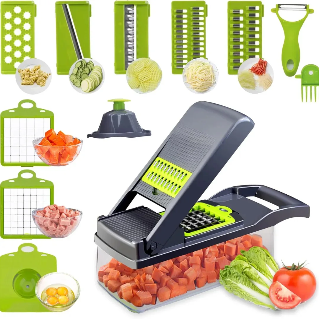 قطّاعة الخضار متعددة الوظائف 14 في 1
