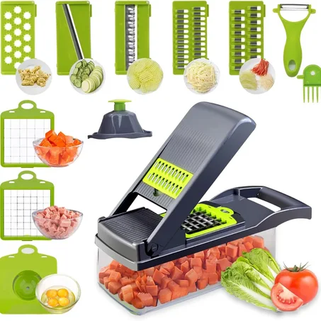 قطّاعة الخضار متعددة الوظائف 14 في 1