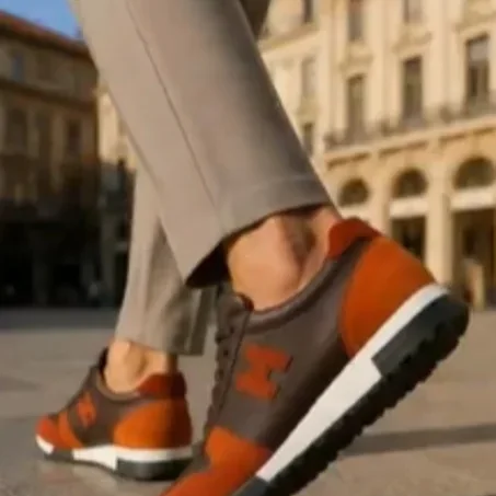 Sneakers Prestige en Cuir & Daim