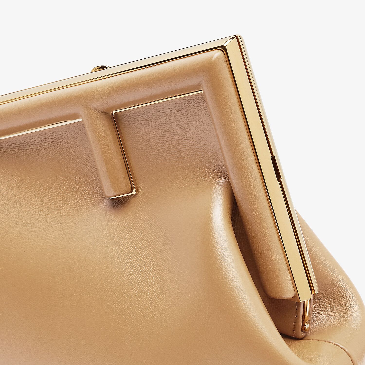 FENDI: First bag in nappa leather - Beige