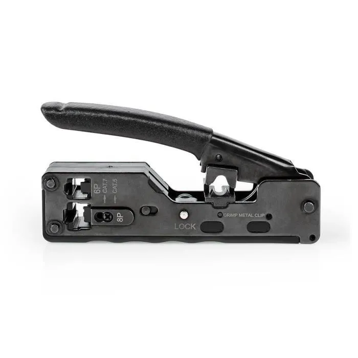 Pince GRAFEUSE à sertir RJ45 pour Ethernet (câble réseau Cat7, Cat6, Cat5/5E)